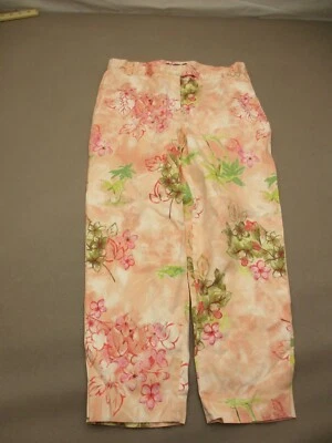 Pantalones Cortos Larry Levine Talla 6 Para Mujer Floral Mezcla Algodón Bolsillo Elastizados 352 Foto 1 de 4