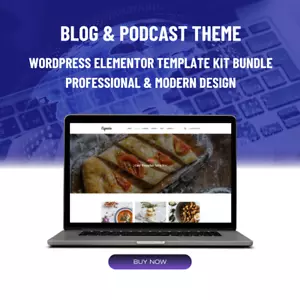 Premium Wordpress Elementor Zestaw szablonów | Motyw bloga i podcastu - Zdjęcie 1 z 20