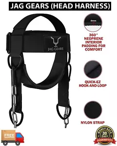 Head Harness Neck Trainer Exercise Training Builder Weight Lifting Adjustable - Picture 1 of 7