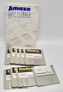 Software vintage para Mac: software de planificación diaria Cathy 1992 usado 9 discos y manual - Imagen 1 de 2
