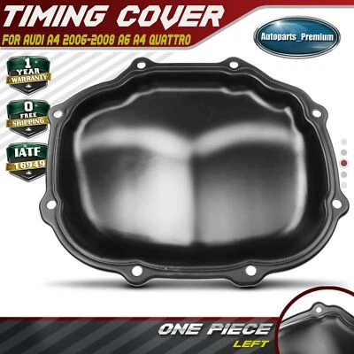 1x Left Side Engine Timing Chain Cover for Audi A4 A6 Quattro 2005-2009 V6 3.2L - Image 1 of 4