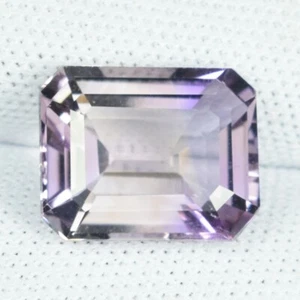 4.16 ct AMAZING NICE BI COLOR HUE" NATURAL AMETRINE Octagon See Picture !! - Picture 1 of 2