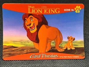 No.4 LION KING Disney Card Theater SEGA 1994 VTG Japan Card CCG Rare - Picture 1 of 12