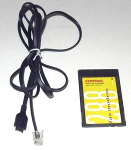 Modem fax Compaq série 565 PCMCIA 288 (données 28800, fax 14400) - Photo 1/2