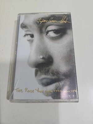 2Pac Tupac Rose from Concrete 1 rap hip hop RARE Cassette tape INDIA  2000 - Image 1 of 4