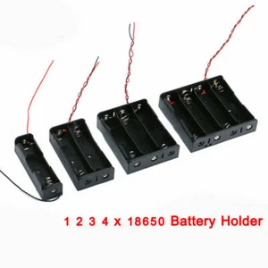 Caja Portapilas 3.7V 18650 Estuche 1 2 3 4 x 18650 Portapilas con Cable - Imagen 1 de 6