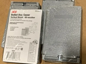 4 ACE ALL WEATHER OUTDOOR BOX COVERS 3024817 NOS - Picture 1 of 1