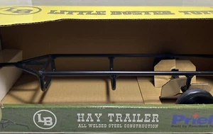 Little Buster Toys Hay Trailer Black Metal Hay Trailer New - Picture 1 of 4