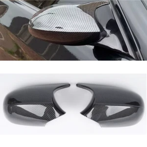 2Pcs For BMW E90 M3 E92 M3 E93 M3 E82 1M 2009-2012 Carbon Fiber Mirror Cover Cap - Picture 1 of 9
