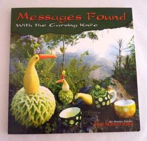 Messages Found with the Carving Knife by Pam Maneeratana Book Like New - Imagen 1 de 5