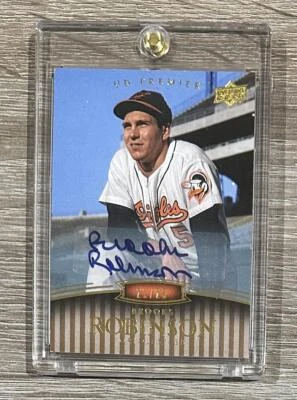Upper Deck UD Premier #197 Brooks Robinson 2008 automático #21/25 Foto 1 de 2