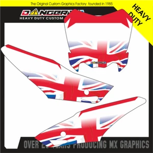 MX Graphics Honda CRF 110 2013-2017 backgrounds motocross decal uni - Picture 1 of 1