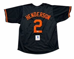 Gunnar Henderson Signed Jersey Baltimore Orioles Autographed Auto Beckett - Picture 1 of 2