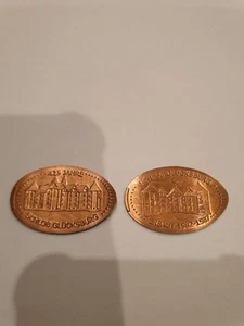 2 Motiv Elongated Coin Schloss Glücksburg 425 Jahre Erbaut 1582- 1587 - Bild 1 von 5