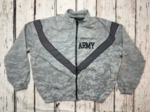 Army PFU Jacket Jwod Skilcraft Reflective Training Fitness Windbreaker Jacket - Picture 1 of 7