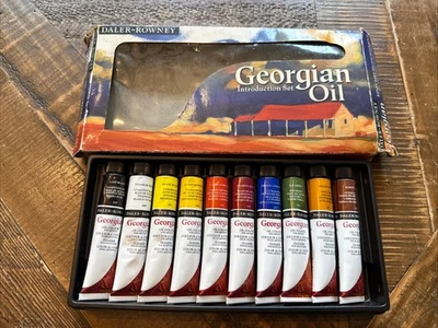 Juego de introducción de pintura al óleo georgiana Daler-Rowney - 10, 20 ml Foto 1 de 4