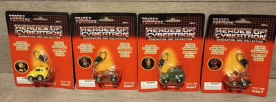 Transformers G1 keychains keyrings Cliffjumper Bumblebee Windcharger Brawn NIB - Image 1 of 4