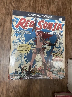 Dynamite Entertainment Red Sonja 45 Aniversario Berserker Variante Estatua Nueva Foto 1 de 4