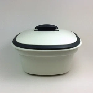 TUPPERWARE Siebservierer Thermo Duo Dose Sieb Deckel blau - Picture 1 of 4