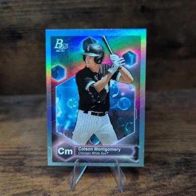 2022 Bowman Platinum - Precious Elements Colson Montgomery #PE-4 (RC) Chicago  - Image 1 of 2