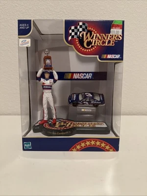 Winners Circle NASCAR Dale Earnhardt Jr  98 Championship AC Delco Figure & 1/64 - Image 1 of 4