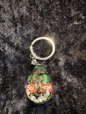 Supreme FW16 морской конек брелок акриловая каплевидная коробка логотип редкий аксессуар - Изображение 1 из 2