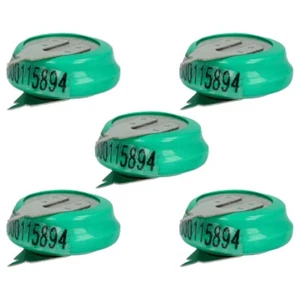 5x NiMH Ersatz 1-Knopfzellen-Akku Typ 1/V80H 80mAh 1,2V mit 2 Pins - Bild 1 von 9