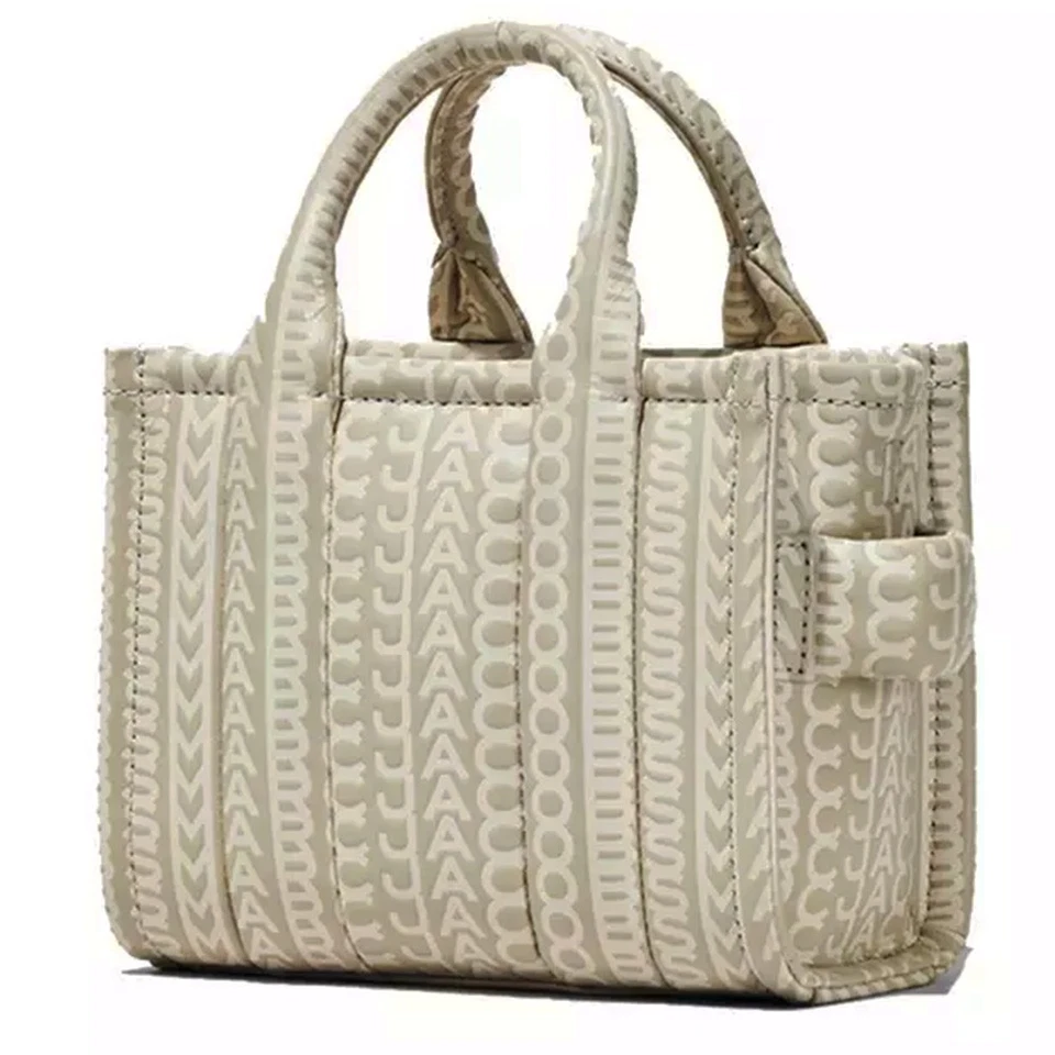 Bolso de Mano Pequeño Marc Jacobs The Monogram Para Mujer Cuero Caqui - 2S3HTT001H03 223 Foto 1 de 1