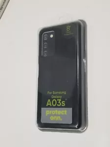 NEW Protect Onn Black Case For Samsung Galaxy A03s 8' Drop Protection - Picture 1 of 2