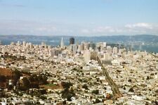 A VIEW OF SAN FRANCISCO Found Photo COLOR Snapshot VINTAGE 38 LA 81 U