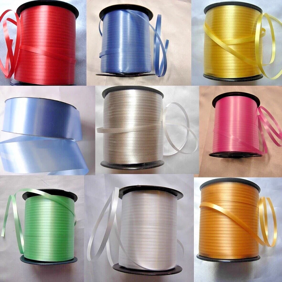 500m Cinta Curling Helio Boda Cumpleaños Fiesta Globo Artesanías en 7 Colores Foto 1 de 1