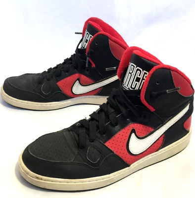 ZAPATO DE BALONCESTO NIKE SON OF FORCE MID BRED PARA HOMBRE 10 10.5 616281018 ZAPATILLAS NEGRAS  Foto 1 de 4