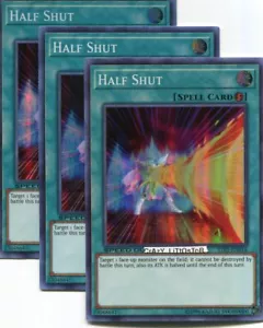 3 X YU-GI-OH HALF SHUT PROMO SUPER RARE NM/MINT STP2-EN016 - Picture 1 of 1