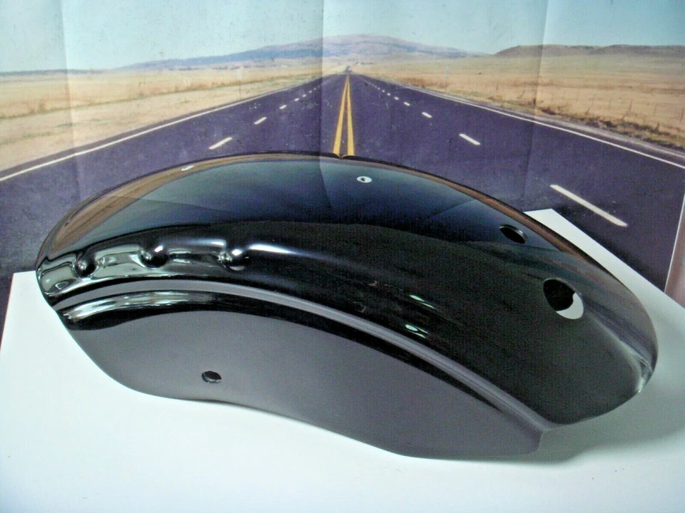 Harley XL Short Iron Rear Fender Fiberglass West Eagle 750-01080 04-06 10-17  X1 - Image 1 of 4