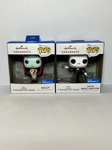 Hallmark FUNKO POP Nightmare Before Christmas Jack and Sally Hallmark Ornaments - Picture 1 of 5