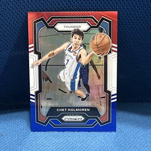 2023-24 Panini Prizm Pallacanestro Chet Holmgren Rosso, Bianco, Blu PRIZM #115 - Foto 1 di 2