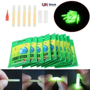 Fishing Glow Sticks 50 100 pcs Night Lights Tip Light Sea Coarse Tackle UK - Picture 1 of 12