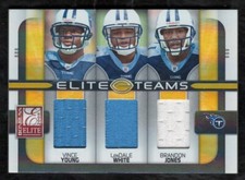 Vince Young/LenDALE White 2008 Donruss Elite Teams Jerseys /199 #21 Relic Card
