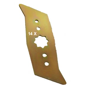 14 Messer auch für WOLF-Garten Elektro-Vertikutierer UV 32 E 3568.081  3568.400  - Bild 1 von 1