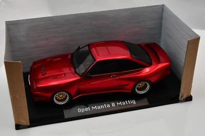 MCG18424 Opel Manta B Mattig Tuning Dunkelrot metallic 1991 Modellauto 1:18 Neu - Bild 1 von 4