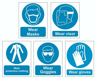 TRADEWELL WEAR MASK WEAR VISOR WEAR PROTECTIVE CLOTHING WEAR GOGGLES WEAR GLOVES 200X250MM