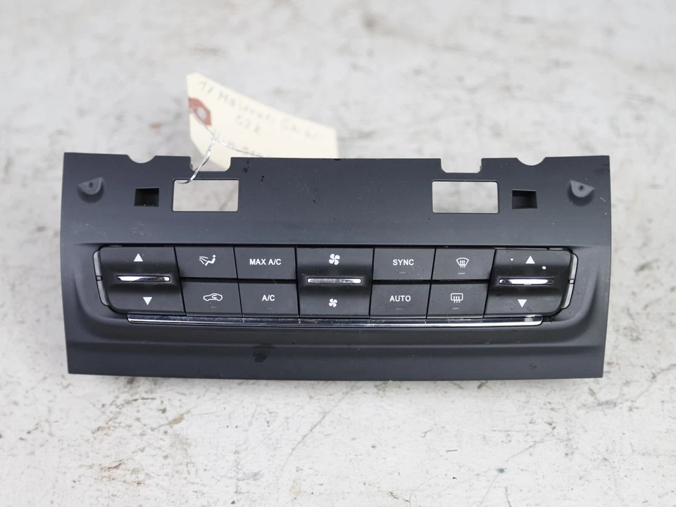 17-20 MASERATI GHIBLI LEVANTE M161 AC AIR HEATER CLIMATE CONTROL SWITCH CLUSTER - Image 1 of 4