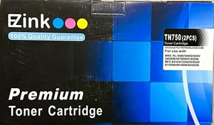 Cartucho de tóner 4 E-Z Ink TM TN750 (paquete de 2) Brother TN750 (compatible) - Imagen 1 de 2