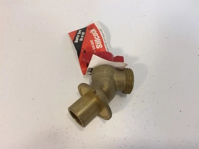 Mueller Cuarto Maestro Soldadura Sillcock Latón 1/2" o 3/4" 108-553HC Cuarto de vuelta Foto 1 de 4