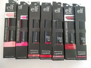 ELF e.l.f. Lipstick Moisturizing Matte Glow Exfoliator Lip Shade Color Choice - Picture 1 of 33