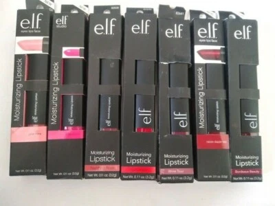 ELF e.l.f. Lipstick Moisturizing Matte Glow Exfoliator Lip Shade Color Choice - Image 1 of 4