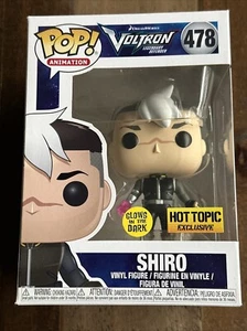 Funko POP Voltron Legendary Defender Animation GITD Shiro (#478) - Hot Topic Exc - Picture 1 of 5