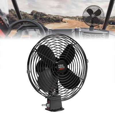 12V UTV Cab Cooling Defrost Fan 1.57"-2.48" for Kawasaki Mule 4000/ 4010 2014-23 - Image 1 of 4