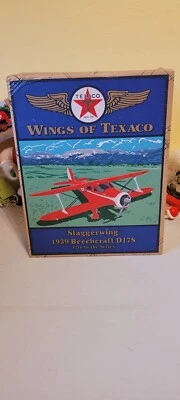 Ertl Wings Of Texaco Staggerwing 1939 Beechcraft D17S Diecast Plane 2004 - Image 1 of 4