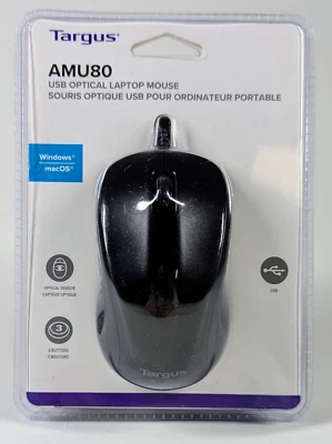 NEW! Targus AMU80US Optical Mouse USB - Image 1 of 2